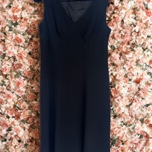 Talbots Classic Black Midi Dress